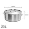 Soga Stock Pot 23L Top Grade Thick Stainless Steel Stockpot