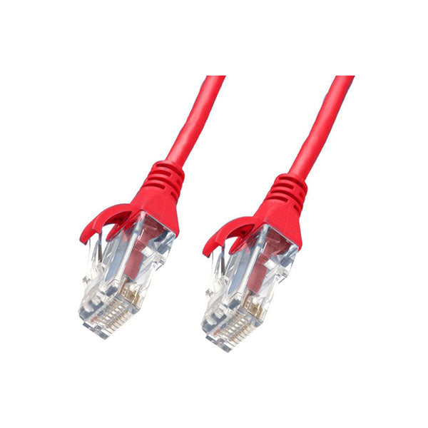3M Cat 6 Ultra Thin Lszh Pack Of 10 Ethernet Network Cable Red