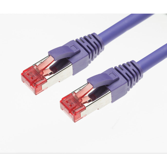 Purple Cat 6A S/Ftp Lszh Ethernet Network Cable