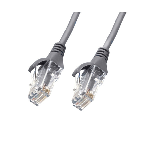 1M Cat 6 Ultra Thin Lszh Ethernet Network Cables Grey