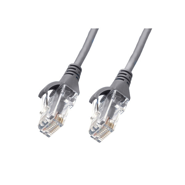 Cat 6 Ultra Thin Lszh Ethernet Network Cables Grey Color