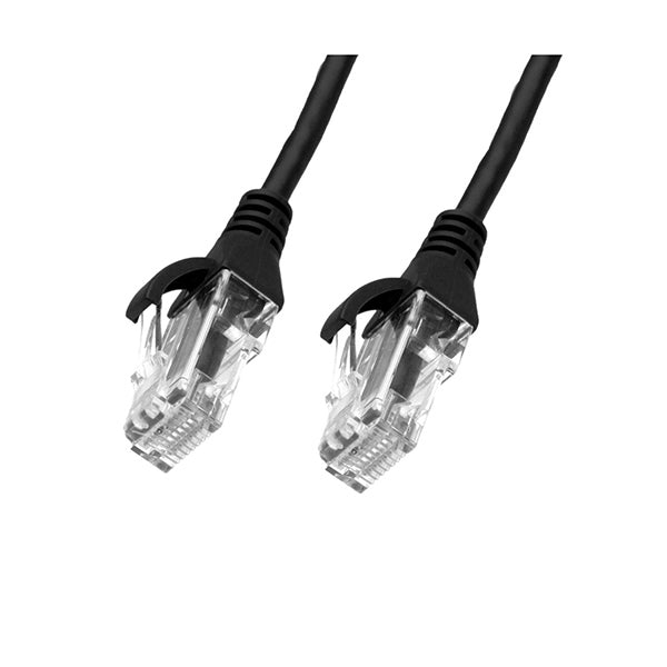 Cat 6 Ultra Thin Lszh Ethernet Network Cables Color Black