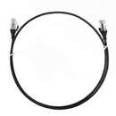 1M Cat 6 Ultra Thin Lszh Ethernet Network Cables Black