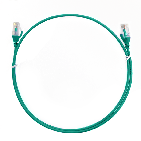 Cat 6 Ultra Thin Lszh Ethernet Network Cables Green