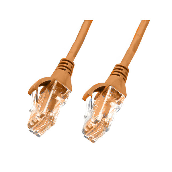 Cat 6 Ultra Thin Lszh Ethernet Network Cable Orange