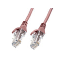 Cat 6 Ultra Thin Lszh Ethernet Network Cables Pink Color