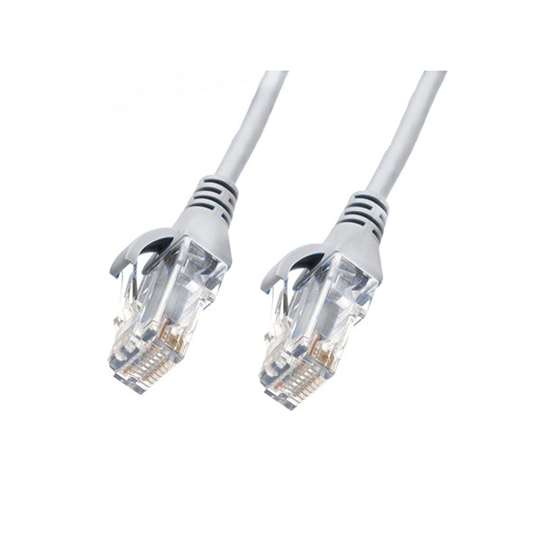 1M Cat 6 Ultra Thin Lszh Ethernet Network Cables White