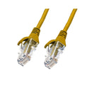 1M Cat 6 Ultra Thin Lszh Ethernet Network Cables Yellow