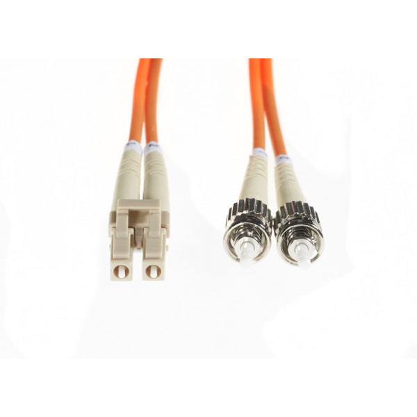 Orange Lc-St Om1 Multimode Fibre Optic Cable