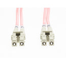 Salmon Pink Lc-Lc Om1 Multimode Fibre Optic Cable