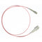 Salmon Pink Lc-Sc Om1 Multimode Fibre Optic Cable