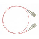 Salmon Pink Sc-Sc Om4 Multimode Fibre Optic Cable