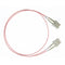 Salmon Pink Sc-Sc Om4 Multimode Fibre Optic Cable