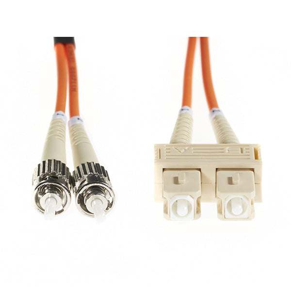 15M Sc St Om1 Multimode Fibre Optic Cable Orange