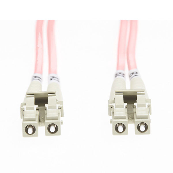 5M Lc Lc Om1 Multimode Fibre Optic Cable Salmon Pink