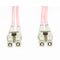 Lc Lc Om1 Multimode Fibre Optic Cable Salmon Pink
