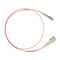 3M Lc Sc Om1 Multimode Fibre Optic Cable Salmon Pink