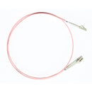 Lc Lc Om3 Multimode Fibre Optic Cable Salmon Pink 2Mm Oversleeving