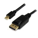 Mini Displayport Male To Displayport Male Cable Black