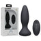 A-Play - Vibe - Adventurous - Rechargeable Silicone Anal Plug - Black USB Rechargeable Butt Plug with Remote