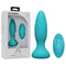 A-Play - Thrust - Adventurous - Rechargeable Silicone Anal Plug - Teal USB Rechargeable Butt Plug with Remote