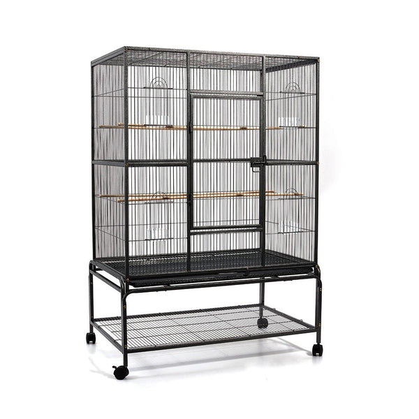 Pet Bird Cage Black Large