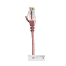 Cat 6 Ultra Thin Lszh Pack Of 50 Ethernet Network Cable Pink