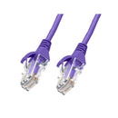 Cat 6 Ultra Thin Lszh Pack Of 10 Ethernet Network Cable Purple