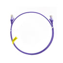 Cat 6 Ultra Thin Lszh Pack Of 10 Ethernet Network Cable Purple