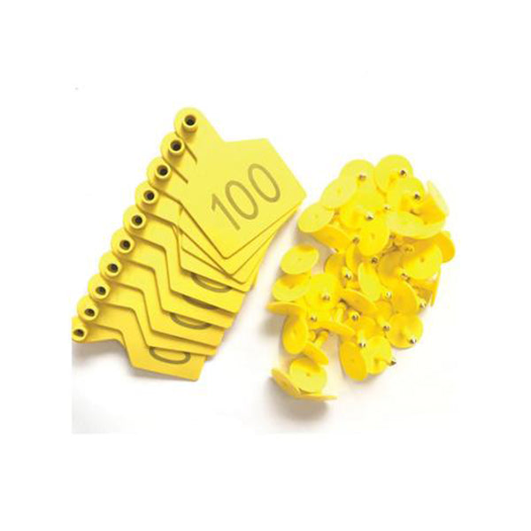 100 Pcs Cattle Ear Livestock Numbered Large Tags