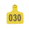 100 Pcs Cattle Ear Medium Livestock Numbered Tags