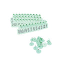 100 Pcs Cattle Ear Small Livestock Numbered Tags