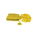 100 Pcs Cattle Ear Small Livestock Numbered Tags