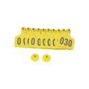 100 Pcs Cattle Ear Small Livestock Numbered Tags