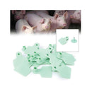 100 Pcs Cattle Ear Tags Cow Sheep Green