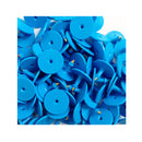 100Pcs Cattle Ear Tags Set Round Blue Small Blank Livestock Label