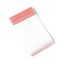 100 Pcs Resealable Food Grade Plastic Zip Close Clear Bag