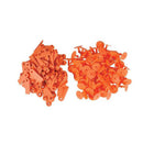 100 Pcs Cattle Ear Tags Orange Small Blank Livestock Label