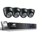 1080P Eight Channel CCTV Security Camera 1 TB (4 Pcs) - Black