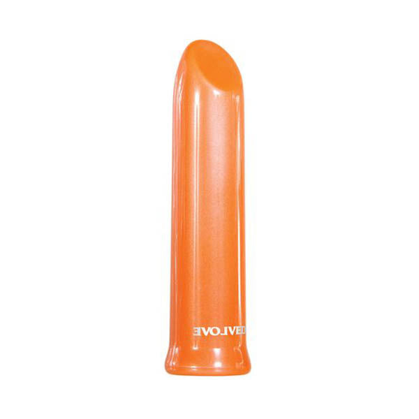 10 Cm Evolved Lip Service Usb Rechargeable Lipstick Vibrator Orange
