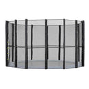 10Ft Trampoline Replacement Safety Pad And Net Round 8 Poles