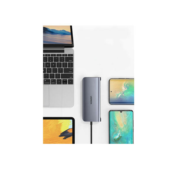 10 In 1 Usb C To Usb 3 And Pd Converter Gray