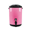 10L Stainless Steel Milk Tea Barrel With Faucet Pink