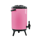 10L Stainless Steel Milk Tea Barrel With Faucet Pink