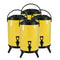 14L Stainless Steel Milk Tea Barrel With Faucet Yellow