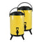 18L Stainless Steel Milk Tea Barrel With Faucet Yellow