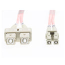 10 M Lc Sc Om1 Multimode Fibre Optic Cable Salmon Pink