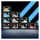 10pcs LED Lighted Magnetic Sneakers Display Case