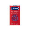 10 Packs Durex Fetherlite Ultra Extra Lube Condoms