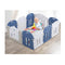 10 Panel Kids Playpen Safety Gate Toddler Fence With Music Toy Blue